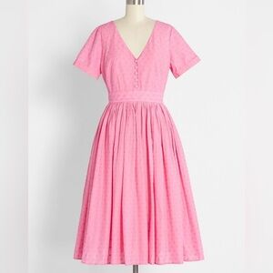 ModCloth Fit and Flare Shirt Dress